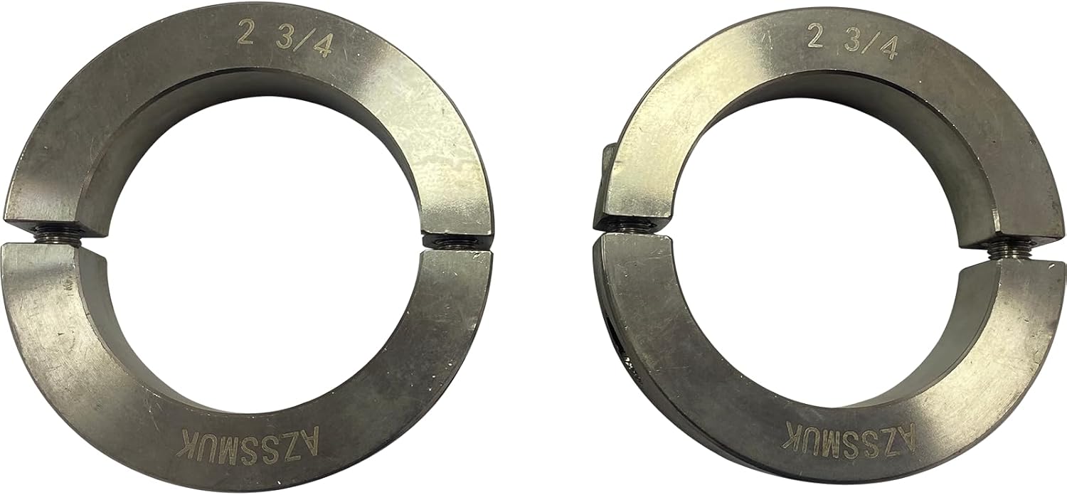 AZSSMUK Double Split Shaft Collar Clamp Set Screw for Versatile Use