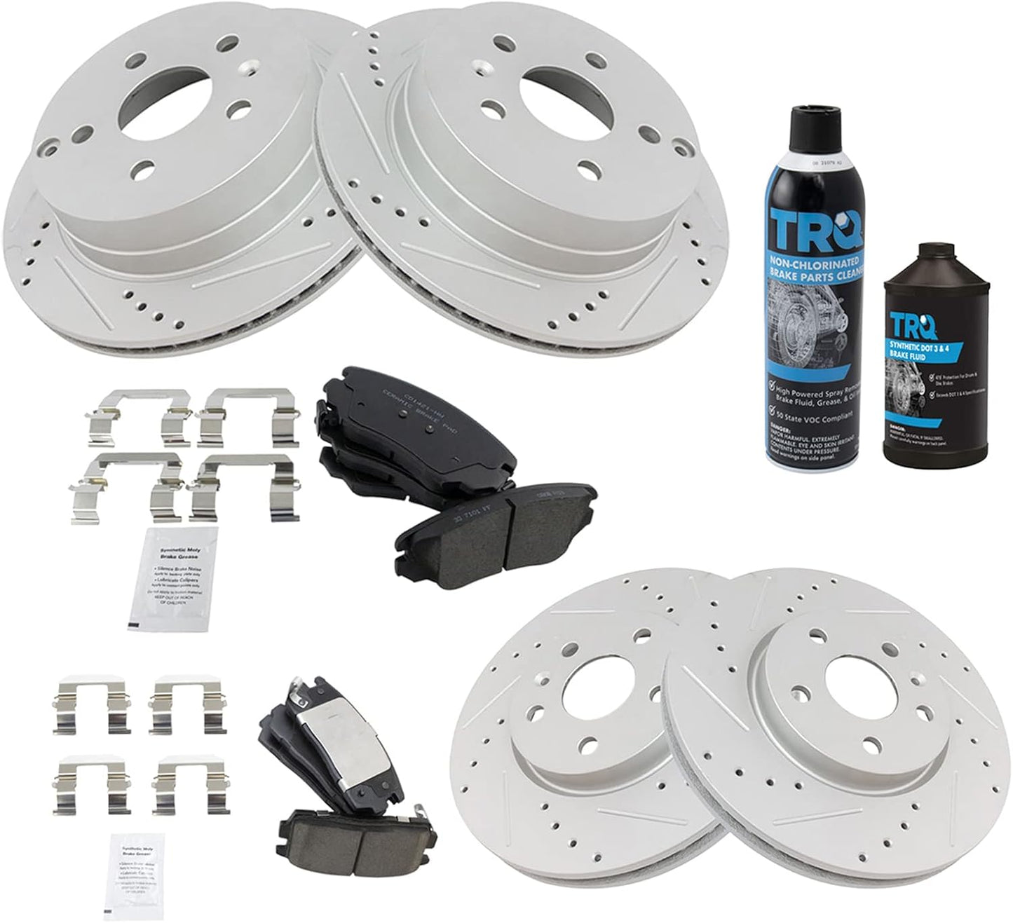 Performance Brake Pad & Rotor Kit for 2010-2017 Chevrolet Equinox