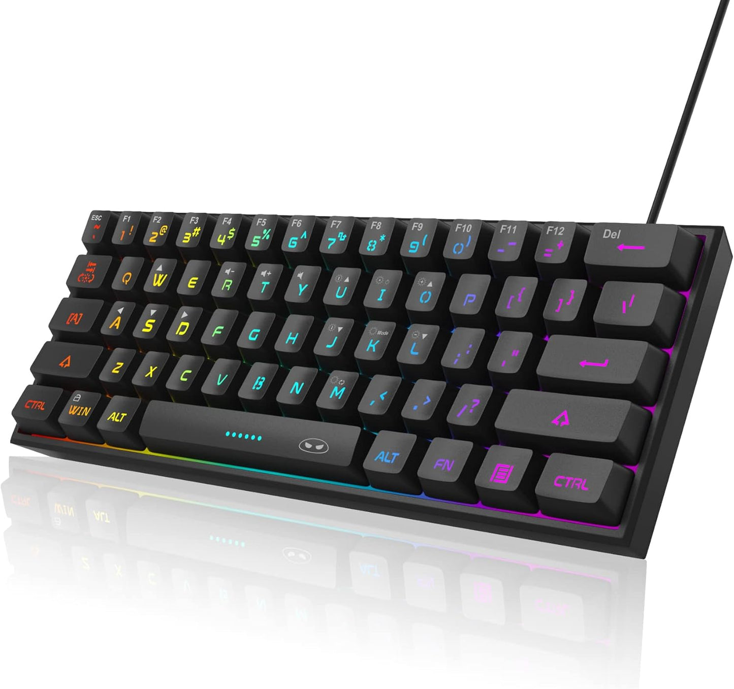 Ultra-Compact RGB Gaming Keyboard for Ultimate Comfort