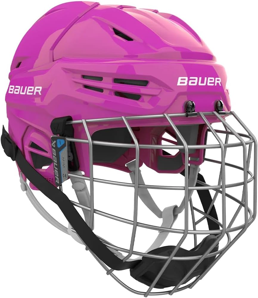 Bauer Re-Akt 55 Hockey Helmet Combo with Facemask for Seniors