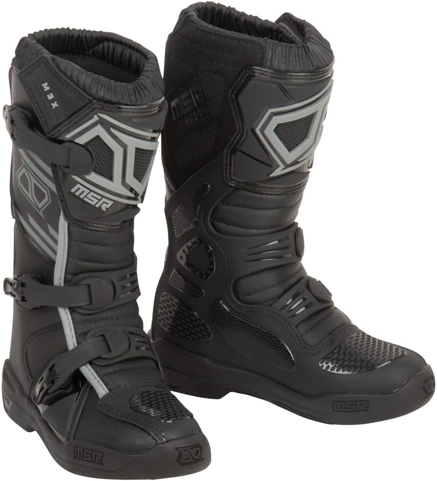 MSR Youth M3X Motocross Boots for Young Riders' Comfort