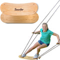 TreeSkate Skateboard Swing - Outdoor Stand Up Surf Swing for Kids