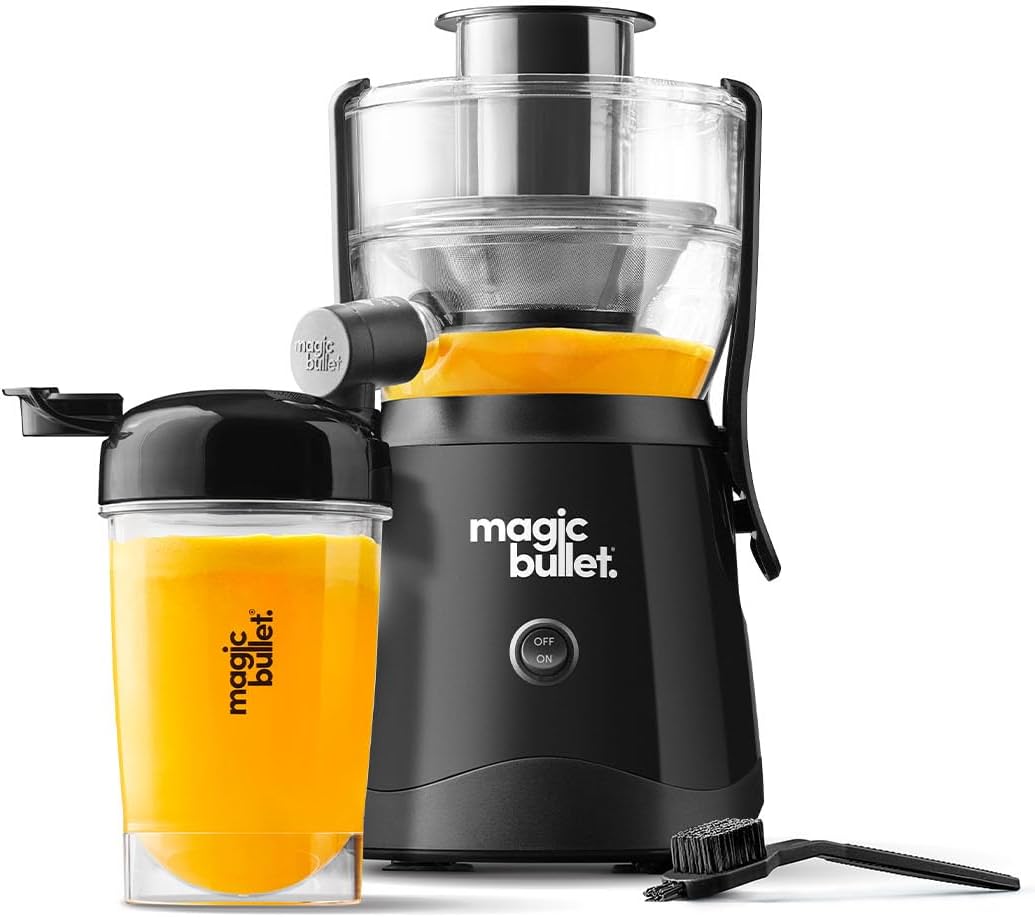 Compact Black Magic Bullet Mini Juicer - Blend Anywhere!