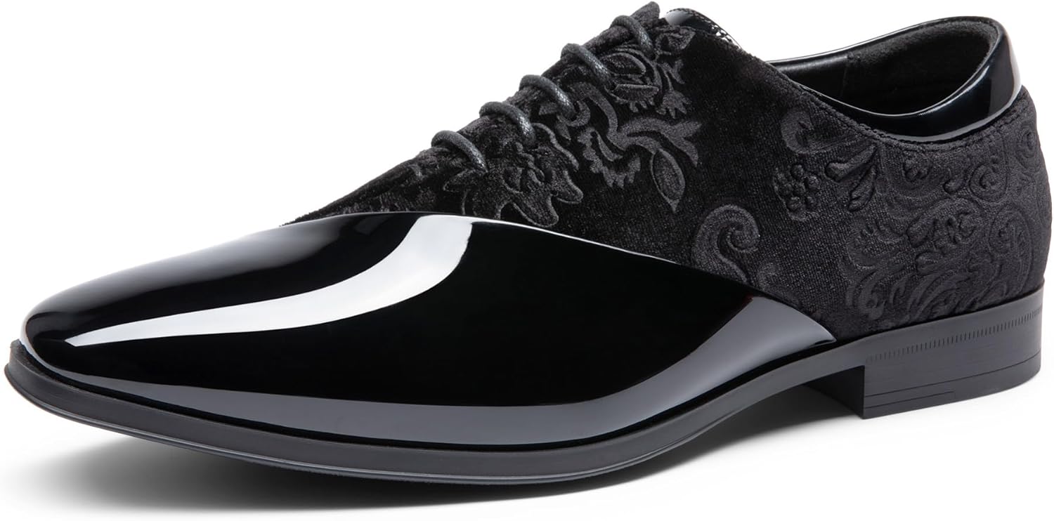 Bruno Marc Men's Dress Tuxedo Shoes for Elegant Occasions