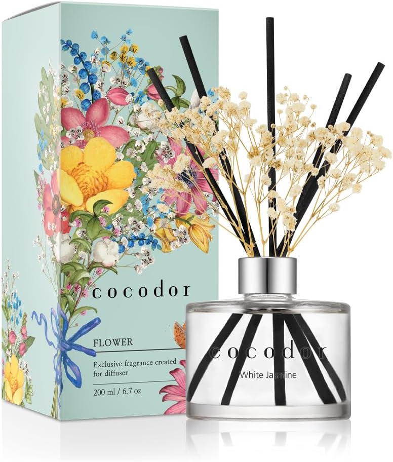 Refresh Your Space with Cocod'or White Jasmine Reed Diffuser