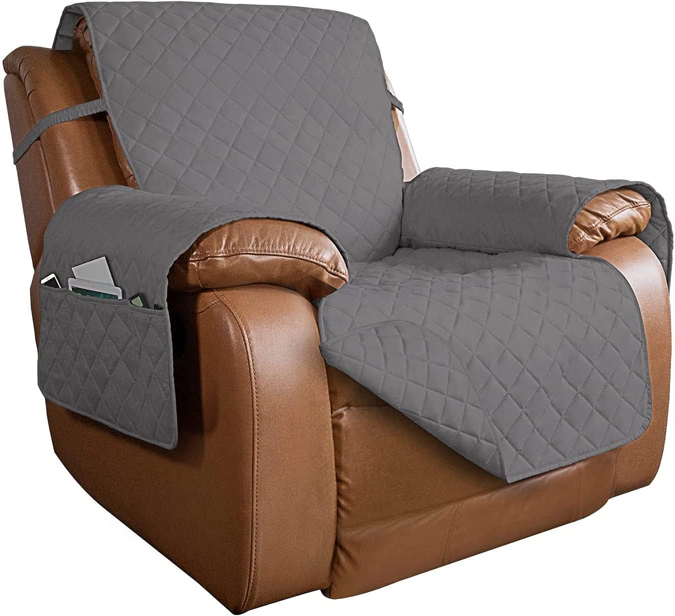PureFit Reversible Quilted Sofa Cover for Pets and Kids