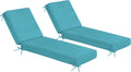 Sundale Outdoor Olefin Chaise Lounge Cushion Set of 2