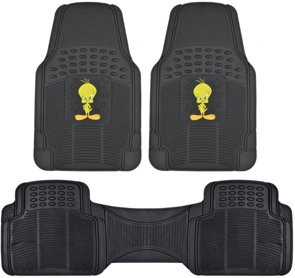 BDK Warner Bros Looney Tunes Tweety Bird Floor Mats Set