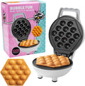 CucinaPro Bubble Mini Waffle Maker - Unique Tiny Egg Style Design for Special Breakfasts