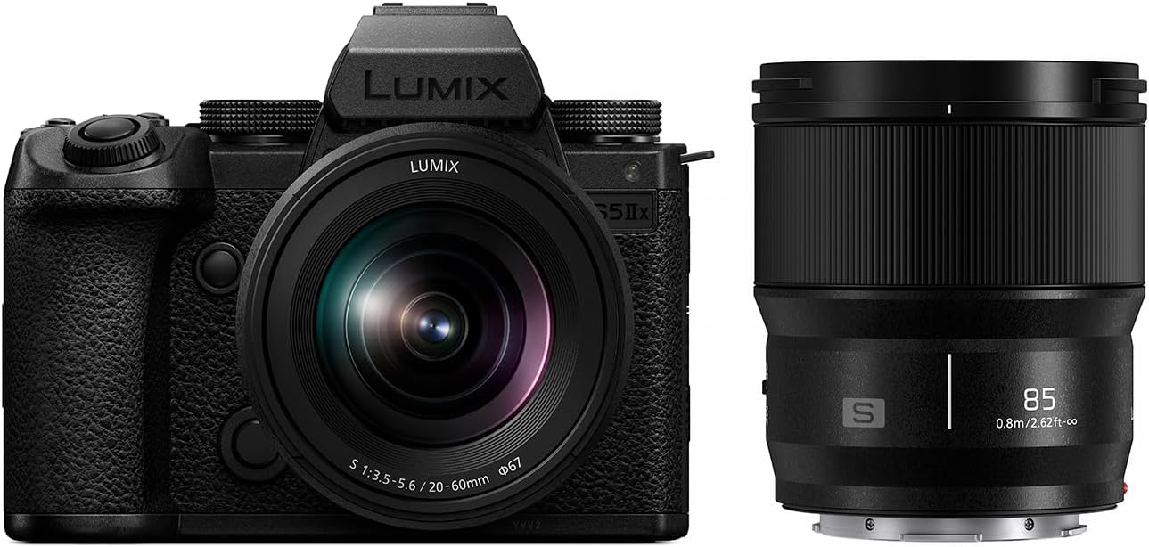 Panasonic LUMIX S5IIX Mirrorless Camera with 85mm Lens
