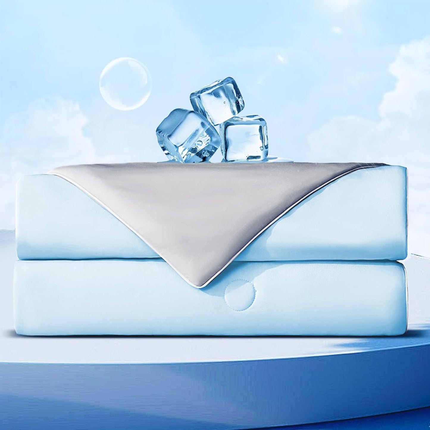 Cooling Blanket King Size for Hot Sleepers - Soft Silk Comfort