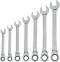 CRAFTSMAN 7-Piece Combination Ratcheting Wrench Set - Durable SAE Kit