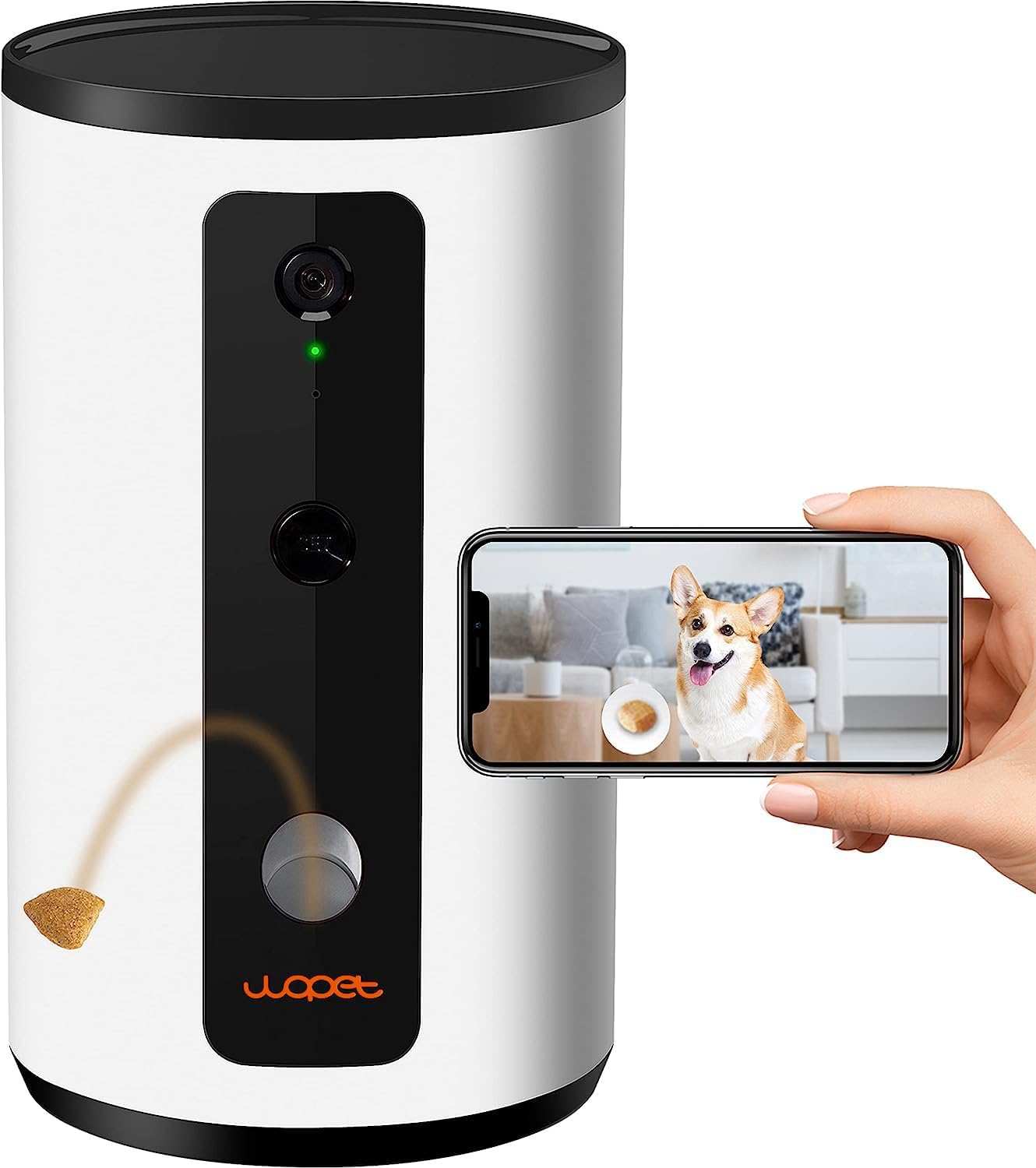 WOPET D01 Plus: 5G WiFi Pet Camera with Treat Tossing