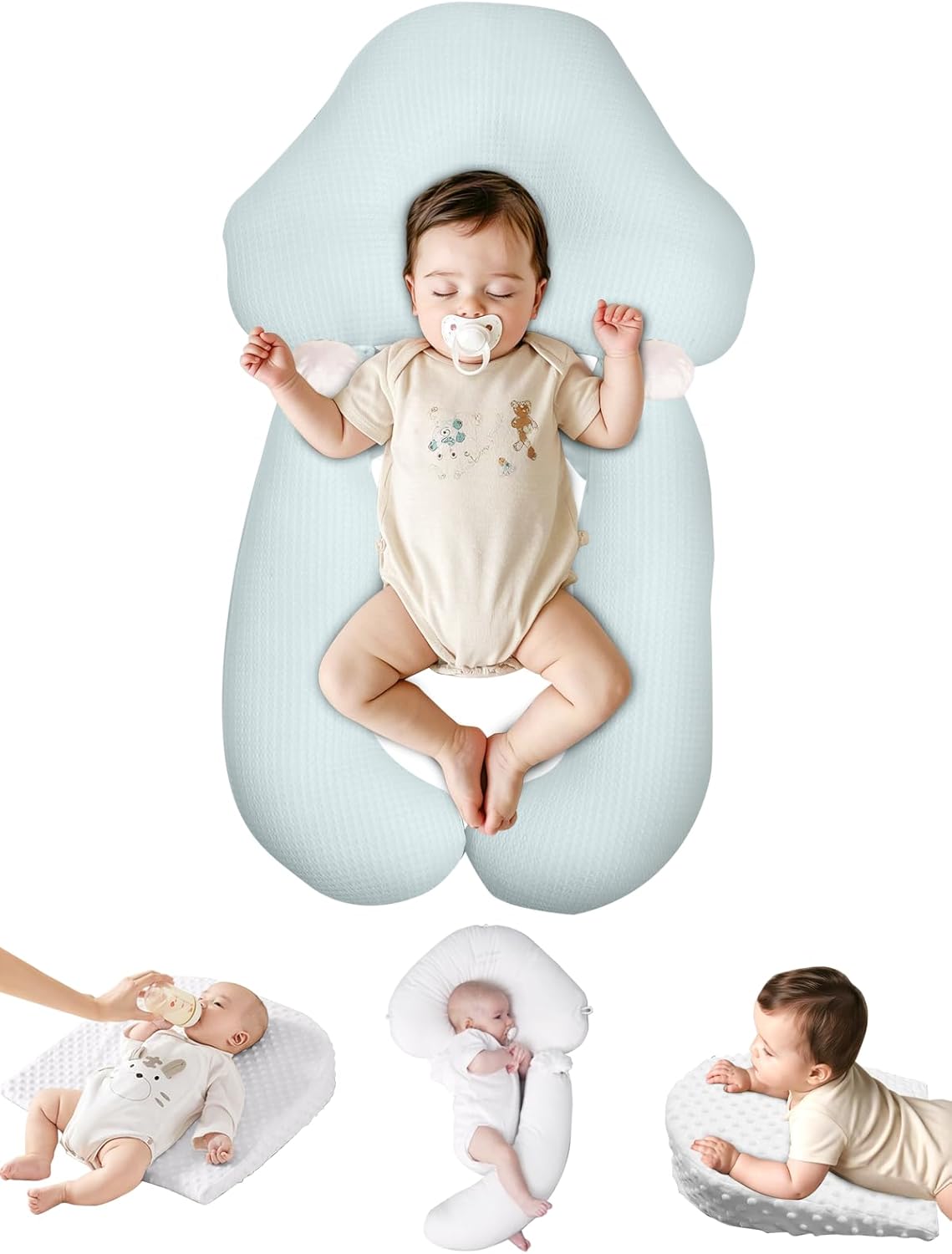 Height-Adjustable Bionic Baby Lounger - Ultimate Comfort!