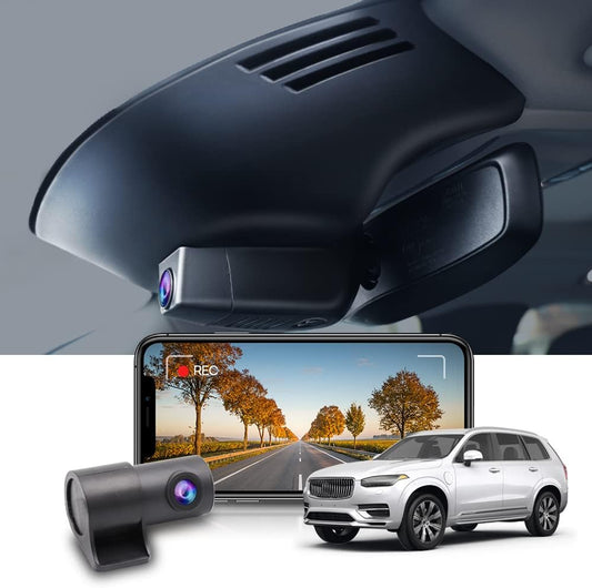 Fitcamx 2K Dual Dash Cam for Volvo XC90 2016-2022 T5 T6 T8