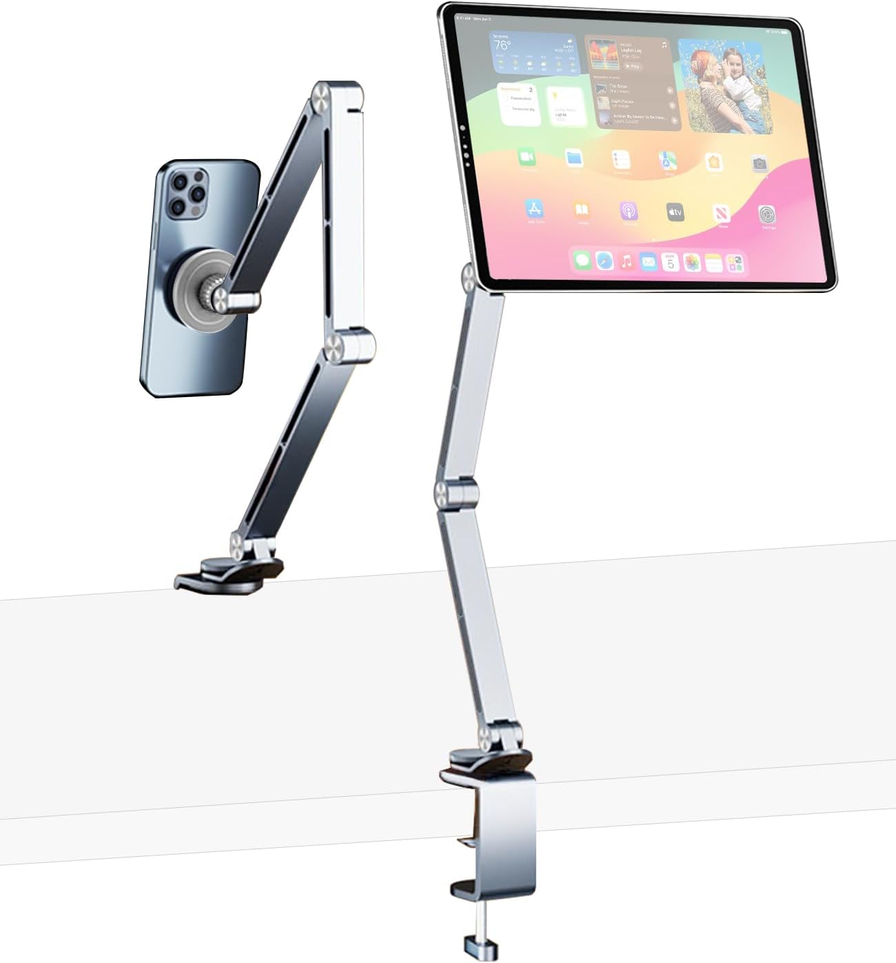 Magnetic Tablet Stand for Desk with 360 Rotate Base for iPad