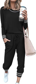 Ekouaer Pajamas Women's Long Sleeve PJ Set - Soft 2-Piece Loungewear