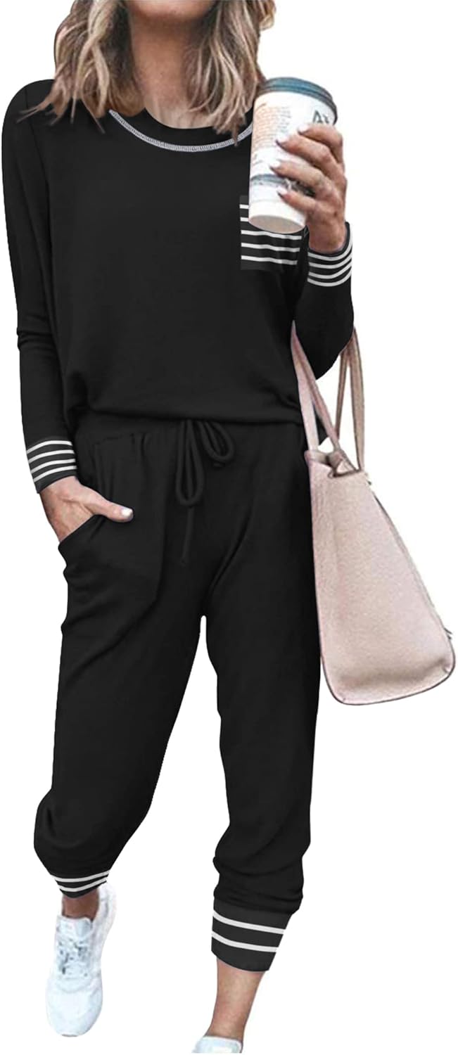 Ekouaer Pajamas Women's Long Sleeve Pj Set for Ultimate Comfort