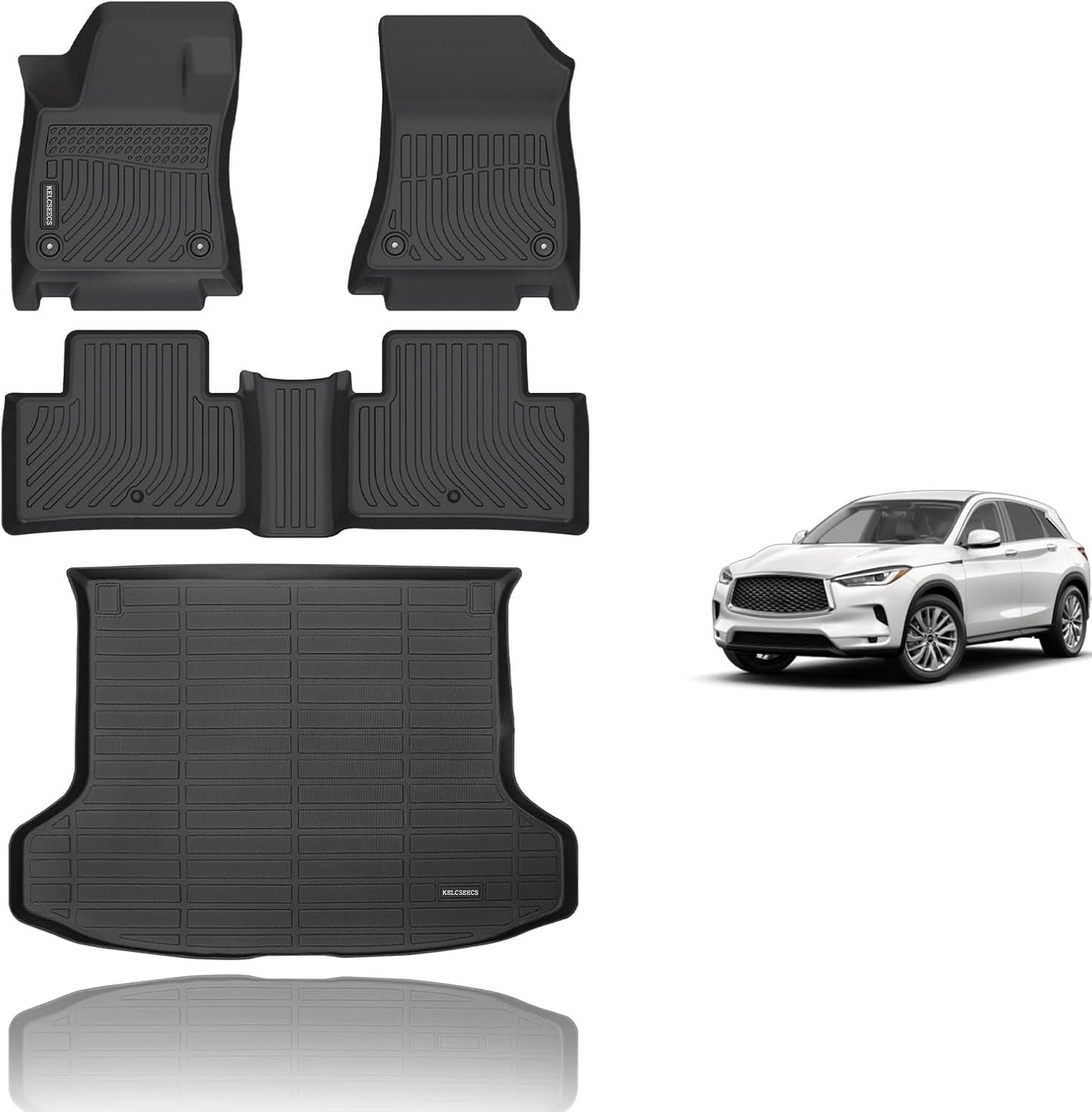 Custom Floor Mats for 2019-2025 Infiniti QX50 All Weather Use