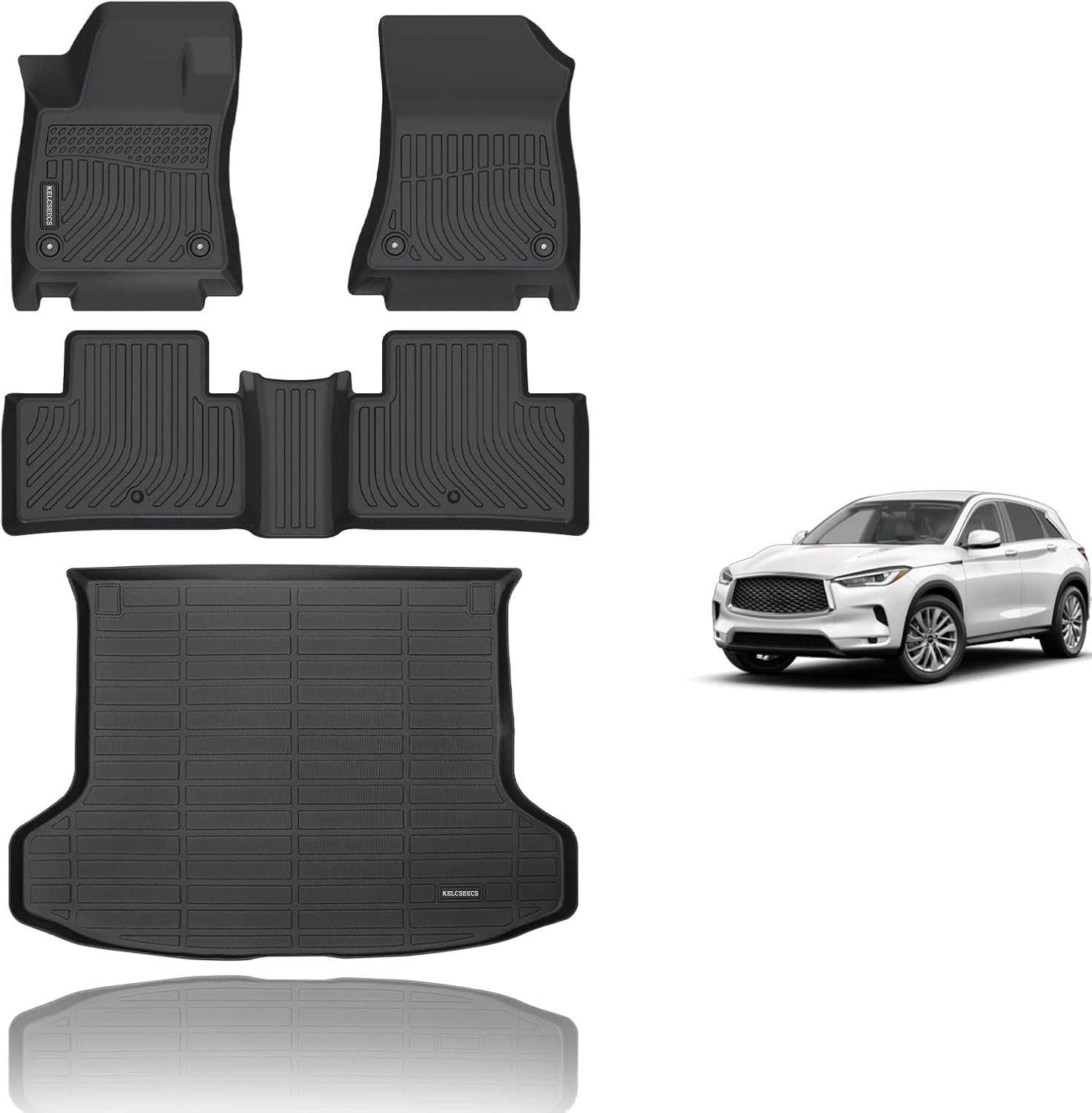 Custom Floor Mats for 2019-2025 Infiniti QX50 All Weather Use