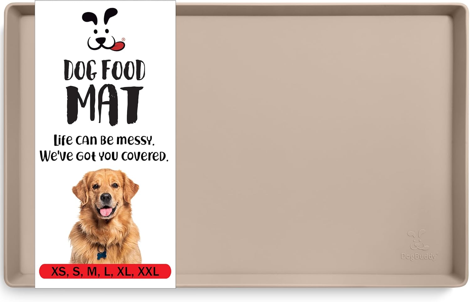 DogBuddy Non-Slip Silicone Food Mat for Dogs - XXL Size