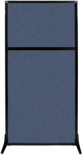 Workstation Partition Portable Wall Divider - 33in x 70in Ocean