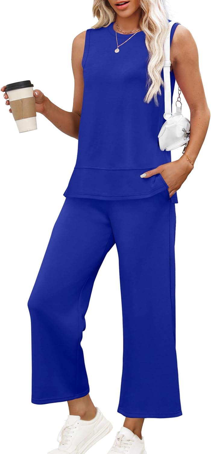 XIEERDUO Women's Summer Travel Tracksuit Comfy Loungewear Set