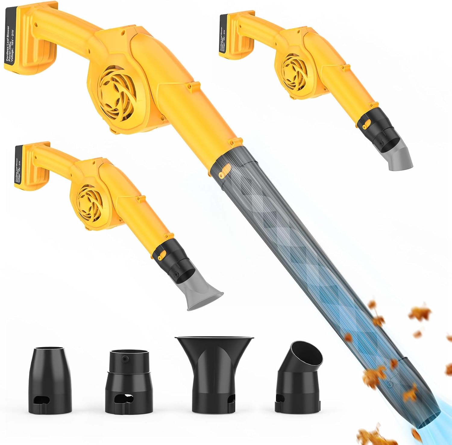 Powerful Cordless Leaf Blower for DeWalt 20V Max Battery Use