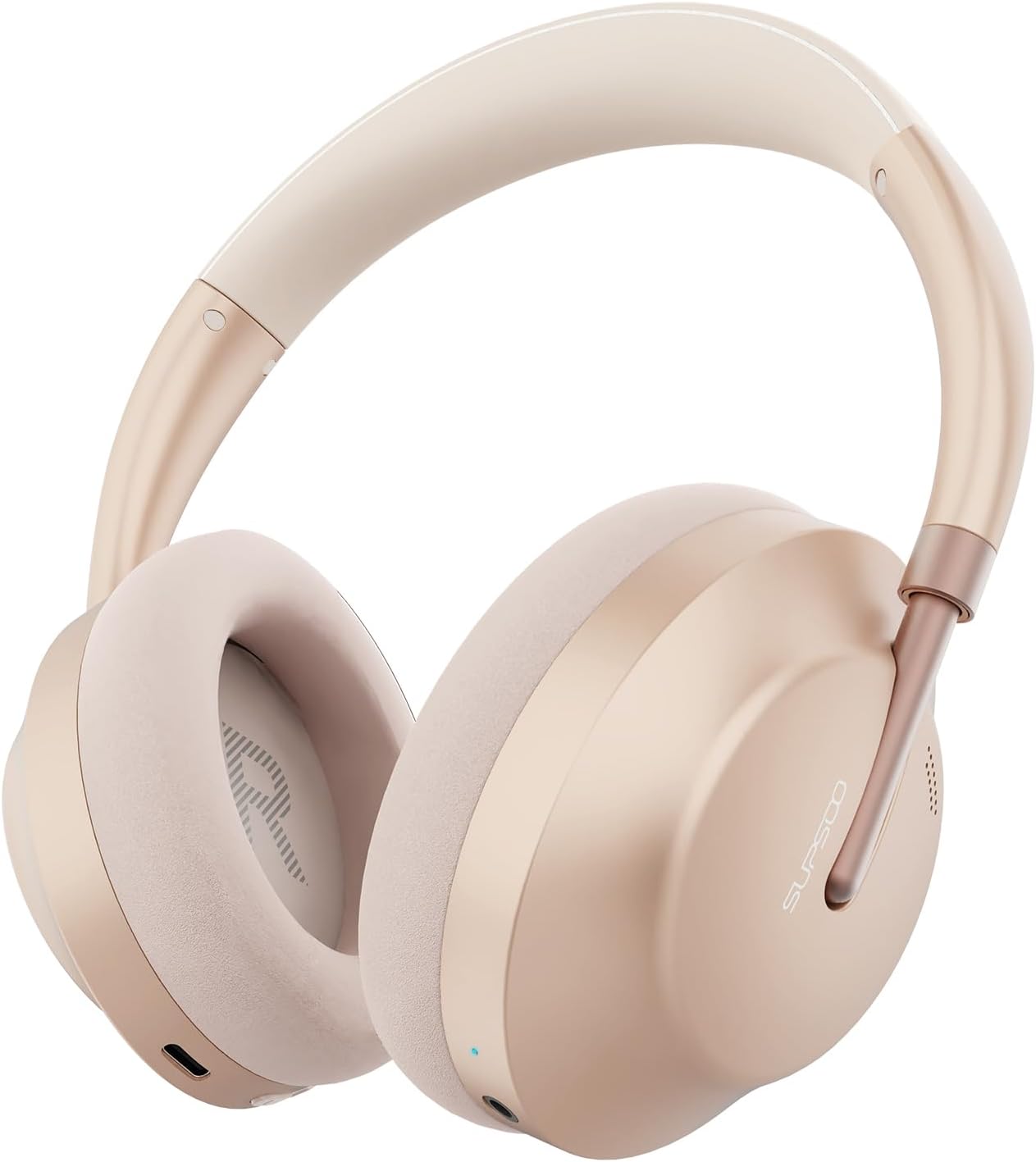 Wireless Over Ear Headphones with Noise Cancelling and 80H Playtime