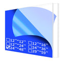 1/8 in Thick Clear Acrylic Sheets 48 x 24 (2 Pack) - Durable DIY