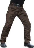 Men's Stretch Tactical Cargo Pants - Water Resistant Ripstop Fit