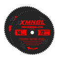 14 Inch Metal Cutting Saw Blade 72T - Longer Life Carbide Cut
