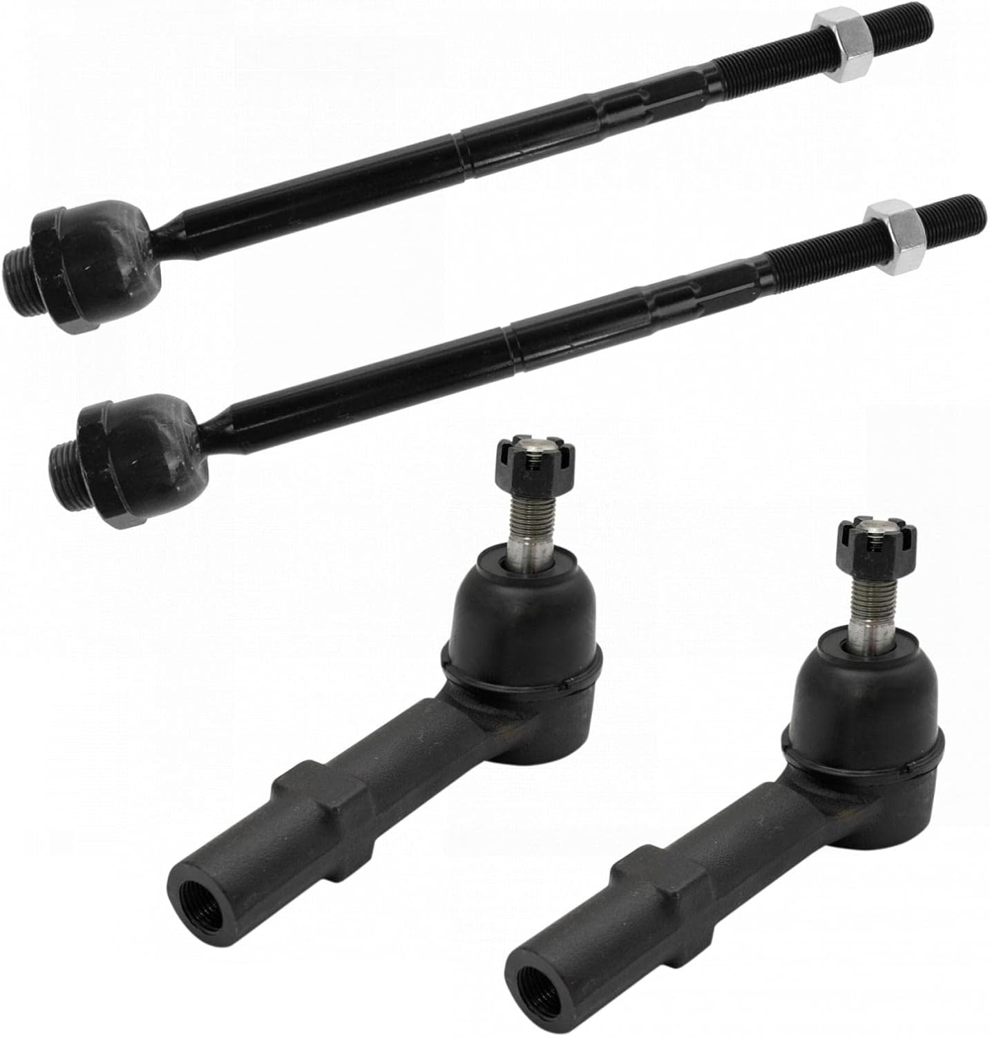 TRQ Front Tie Rod Set for Cadillac Escalade and Chevrolet Models