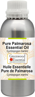 Palmarosa Essential Oil 630ml - Pure Steam Distilled Palmarosa