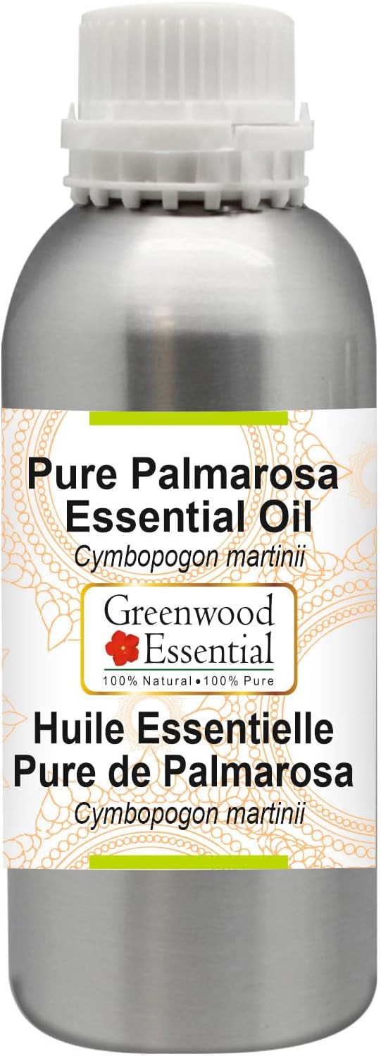 Pure Palmarosa Essential Oil for Skin and Hair Care 630ml