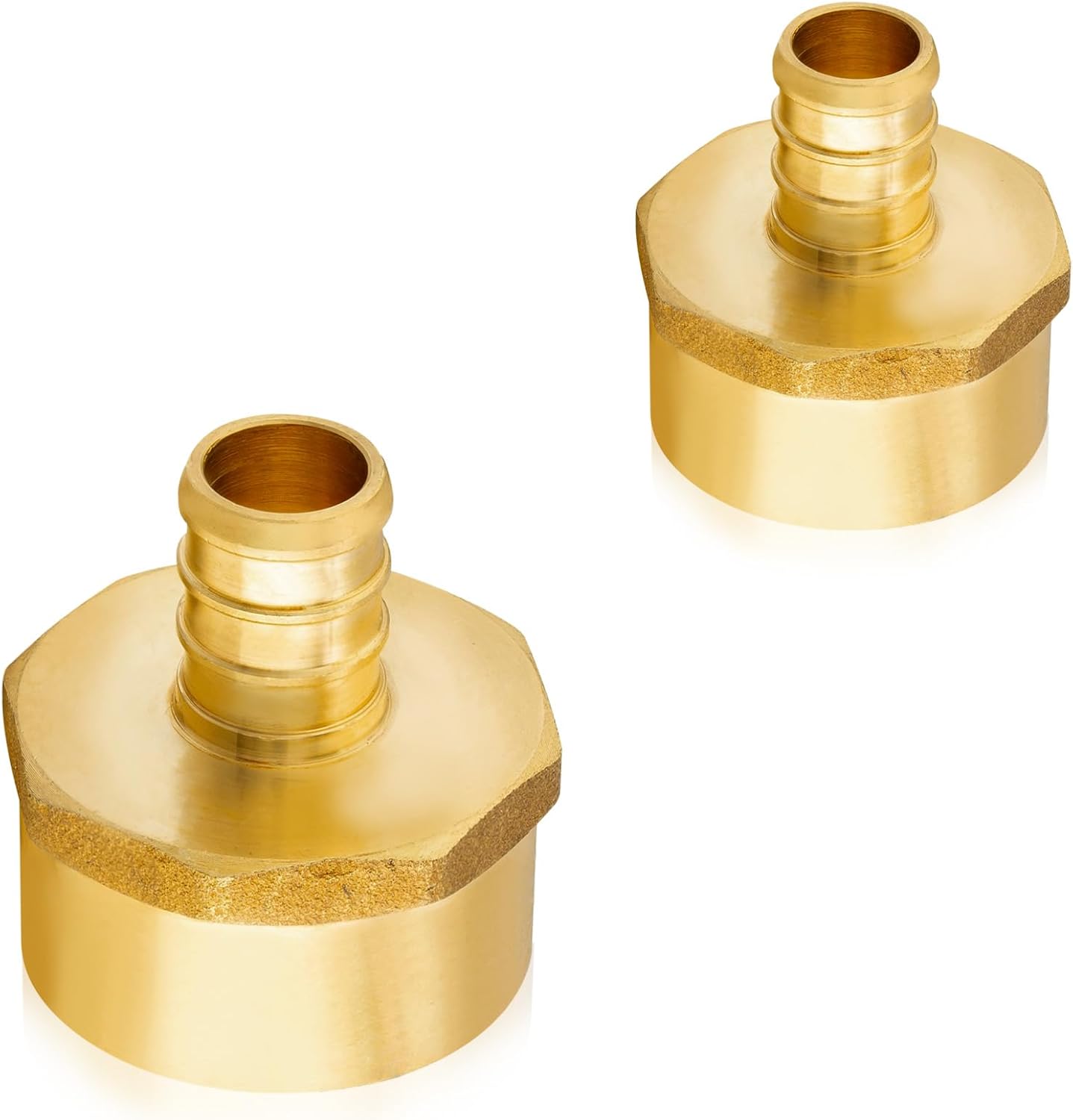 100-Pack PEX Fittings, 3/4in PEX x 1in Female NPT Adapter