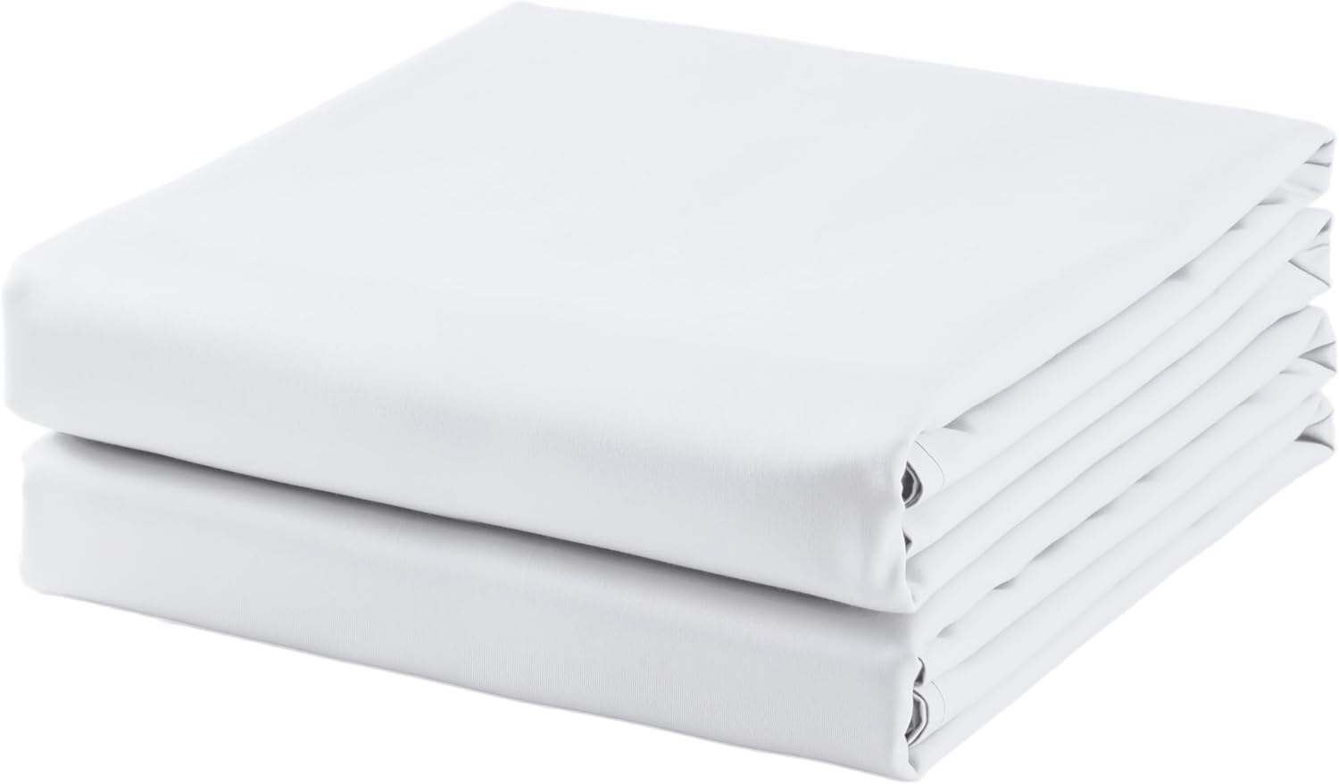 2-Pack Cotton Full Flat Sheet Only, 600 Thread Count Luxury