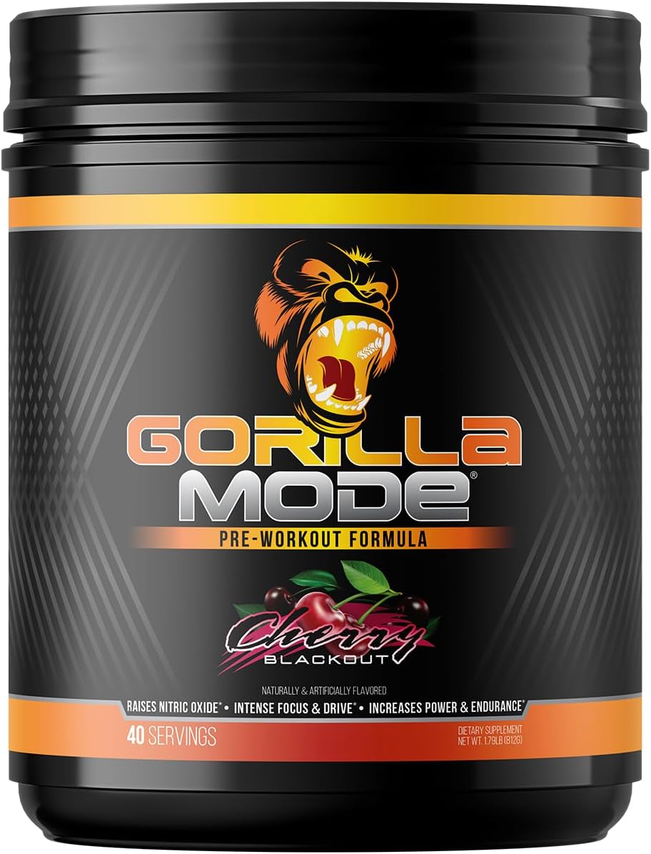 Gorilla Mind Pre Workout for Massive Pumps and Laser Focus