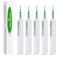 5-Pack Fiber Optic Cleaner Pens for 2.5mm Ferrules - Cleans Up to 800