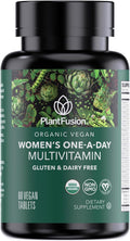 PlantFusion Organic Multivitamin for Women - One Daily Whole Food