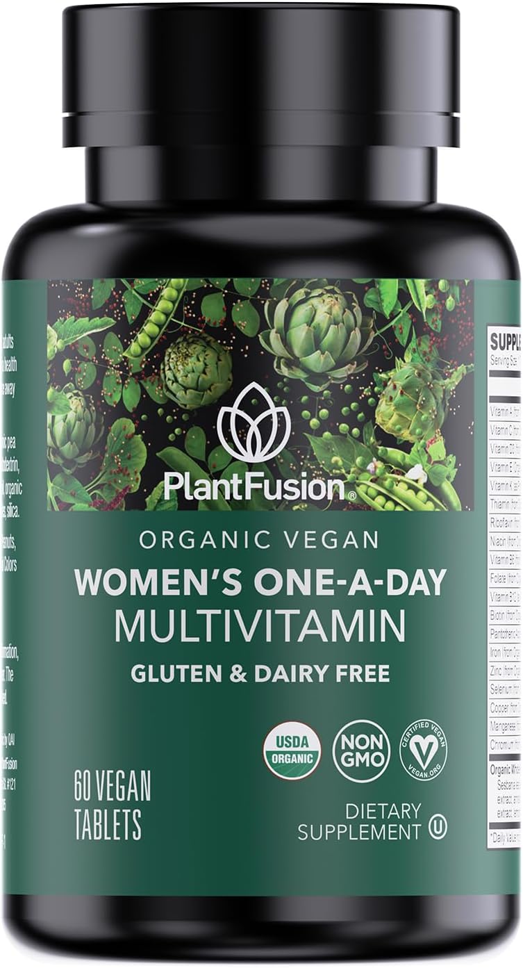 PlantFusion Organic Multivitamin for Women - Daily Whole Food Blend