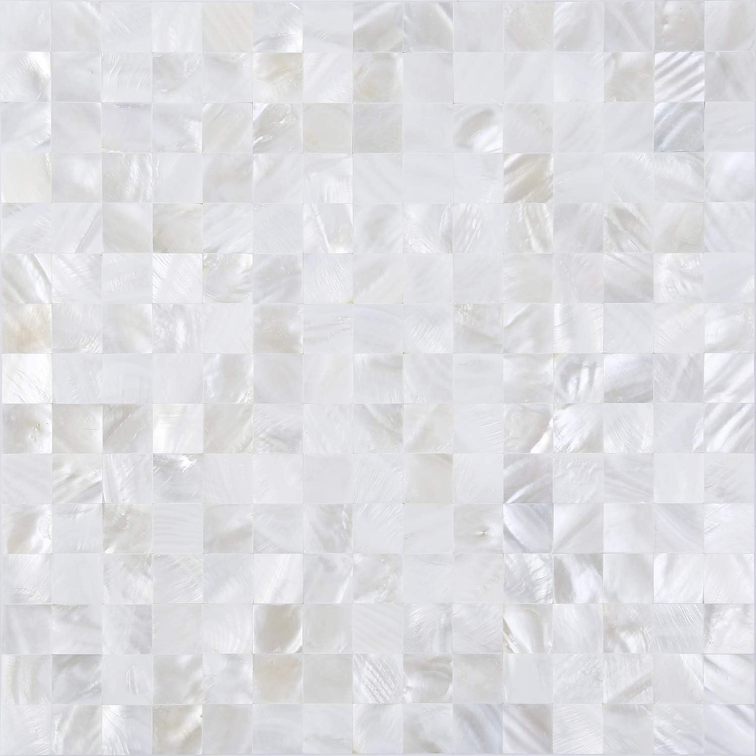 KASARO Peel and Stick Backsplash Shell Tiles for Home Decor