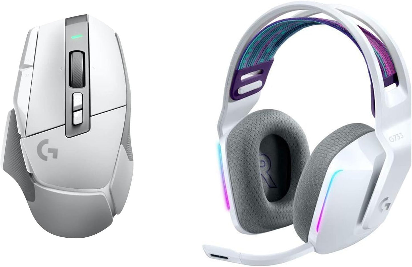 Logitech G502 X Lightspeed Wireless Gaming Mouse and G733 Headset
