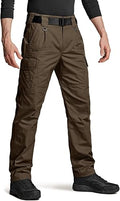 CQR Tactical Pants for Men - Water Resistant Ripstop Cargo EDC Pants