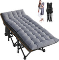 LILYPELLE Folding Camping Cot Extra Wide Heavy Duty - Comfortable