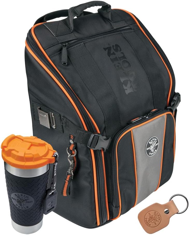 Klein Tools 80062 Backpack Tool Kit with 21-Pocket Design