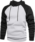 Pullover Hoodie Men Blend Fleece Long Sleeve Sweatshirt - Soft, Warm