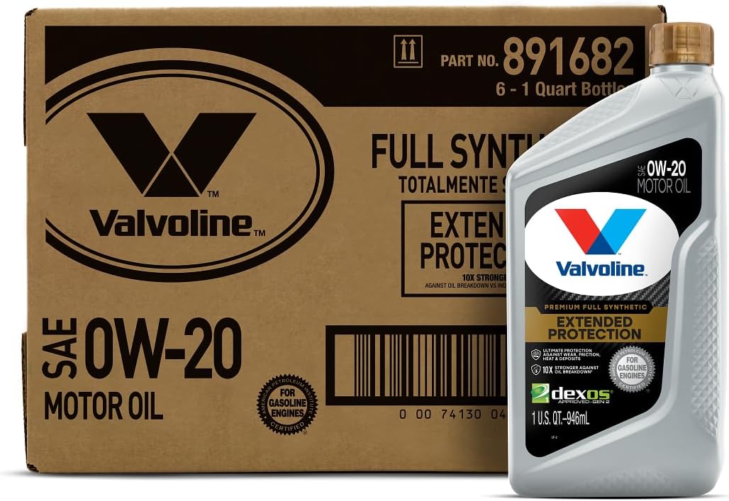 Valvoline Extended Protection Full Synthetic Motor Oil SAE 0W-20