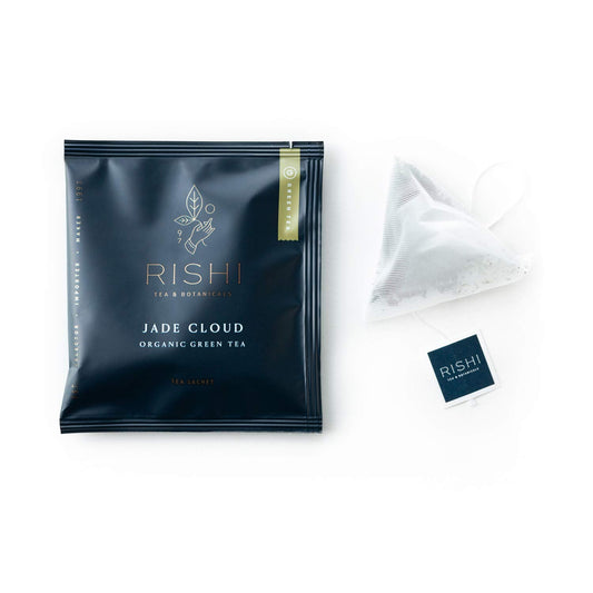 Rishi Tea Jade Cloud Green Tea - Organic Caffeinated Sachets