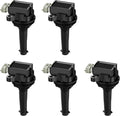 Ignition Coil Pack UF517 Set of 5 Compatible with Volvo - Reliable